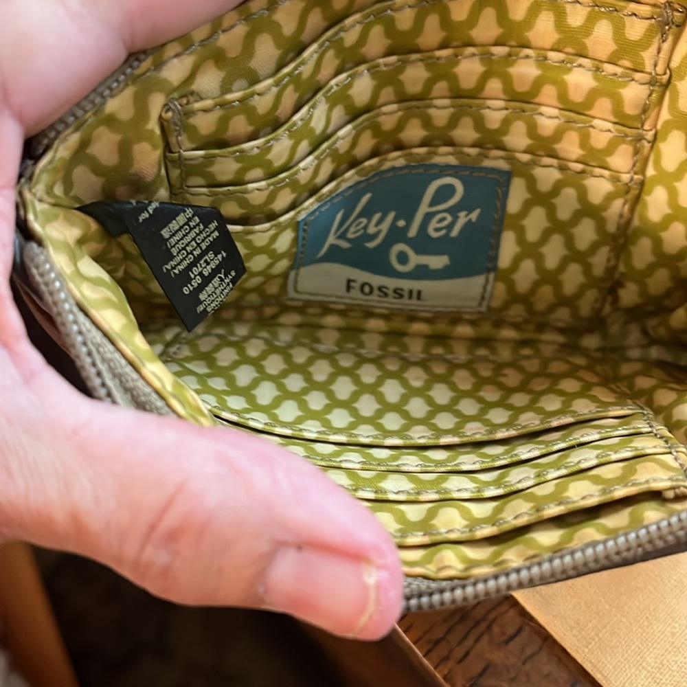 Zip Around Fossil Wristlet - image 3